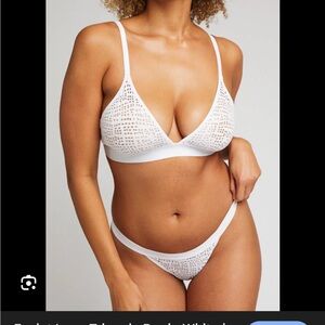 NWT Negative Underwear Triangle Lace Bra